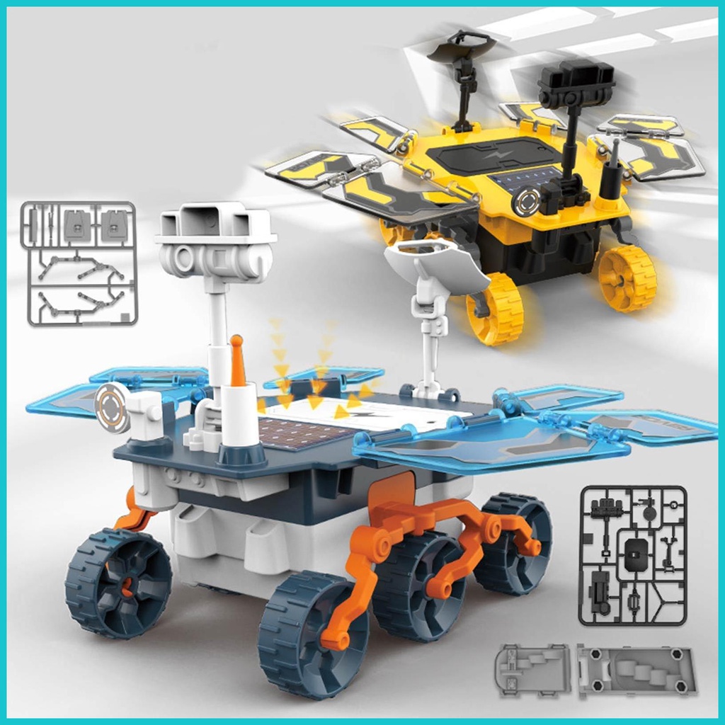 DIY พลังงานแสงอาทิตย์รถของเล่นการศึกษาพลังงานแสงอาทิตย์ Mars Rover ของ ...