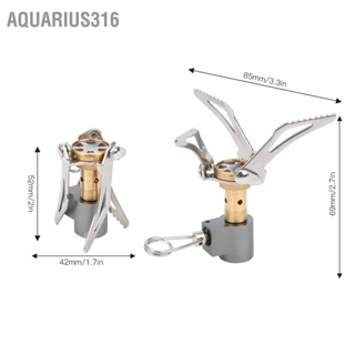 Aquarius316 กลางแจ้ง Mini Ultralight อลูมิเนียมอัลลอยด์แบบพกพา Integration Stove สำหรับ Camping Picnic