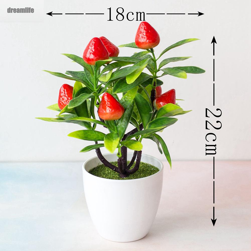 dreamlife-artificial-bonsai-artificial-plastic-garden-arrangement-ornaments-plant-potted