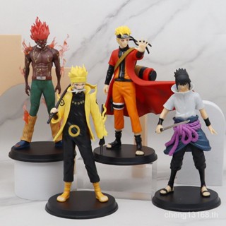 โมเดลตุ๊กตาอนิเมะ Naruto Daigou Kakashi Uzumaki Naruto Sasuke สําหรับตกแต่งคอมพิวเตอร์