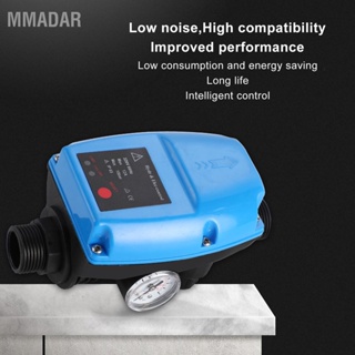 MMADAR ปั๊มเพิ่มแรงดันน้ำอัตโนมัติ 1.1KW Home Self Priming 145PSI IP65 พร้อม Flow Switch ปลั๊ก EU AC 220‑240V