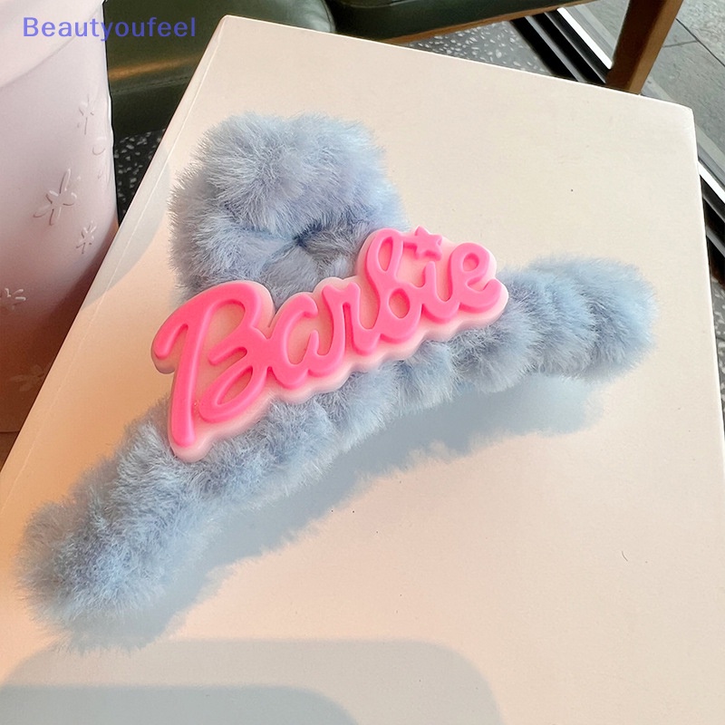 beautyoufeel-กิ๊บติดผม-รูปตุ๊กตาบาร์บี้-ปลาฉลามน่ารัก-ประดับโบว์-ดาว-สไตล์เกาหลี-ของขวัญ-อุปกรณ์เสริม-สําหรับผู้หญิง