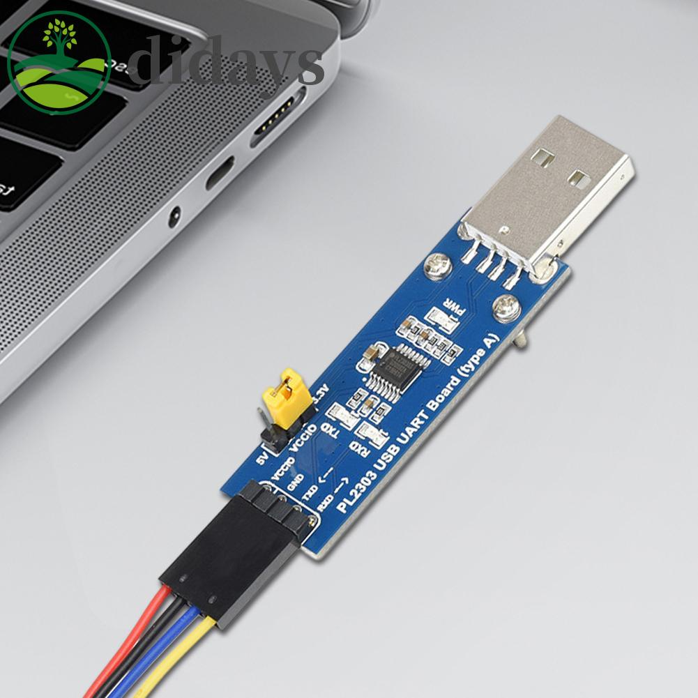 pl2303-บอร์ดโมดูลอะแดปเตอร์-usb-uart-1-8v-2-5v-3-3v-5v-usb-เป็น-uart-didays-th