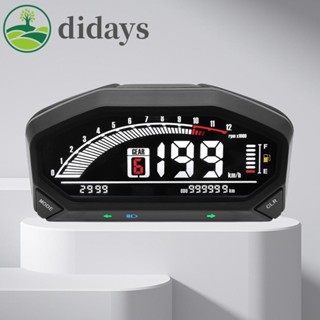 เครื่องวัดระยะทางดิจิทัล 12000 RPM สําหรับรถมอเตอร์ไซด์ 1 2 4 [Didays.th]