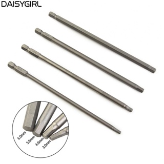 【DAISYG】Hex Screwdriver Bits 3/4/5/6mm 4* 4pcs 1/4 Screw Screwdriver Bits 2021