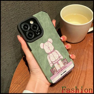 เคสหนัง bear เคสซิลิโคน ไอโฟน 11 กันกระแทก เคส compatible for iPhone 11 12 13 14 Pro max 7พลัส 8พลัส เคสไอโฟนXR 12 13 เคสไอโฟน13 Pro Max เคสไอโฟน7พลัส se2020 se2023 เคสxr เคสApple 14 IPhone xs max