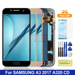 หน้าจอแสดงผล Lcd A320 แบบเปลี่ยน สําหรับ Samsung Galaxy A3 2017 A320 A320F A320Y A320M