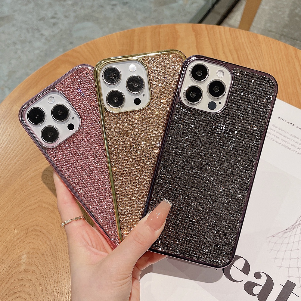 เคสโทรศัพท์มือถือ-ป้องกันฝุ่น-กันกระแทก-ลายเพชร-สวยงาม-แฟชั่น-สําหรับ-iphone-12-13-pro-max-14-11-pro-max