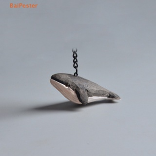 [BaiPester] พวงกุญแจ จี้การ์ตูนปลาวาฬน่ารัก เครื่องประดับ สําหรับห้อยกระเป๋า