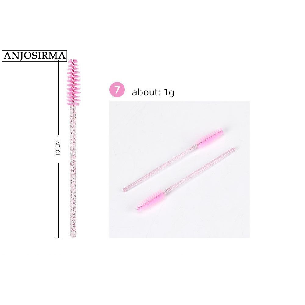 anjosirma-1pcsสีชมพู-แปรงปัดขนตา-ปัดหัวคิ้ว-มาสคาร่า