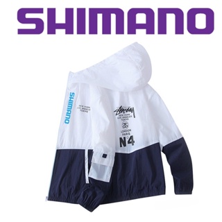 Shimano เสื้อคลุมกันแดด ผ้าเรยอน ระบายอากาศ สําหรับผู้ชาย และผู้หญิง เหมาะกับการตกปลา