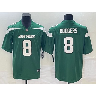 NFL New York Jets Aaron Rodgers เสื้อยืดเสื้อสปอร์ต