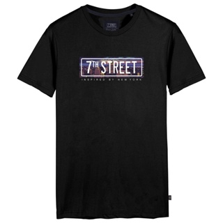 พร้อมส่ง ผ้าฝ้ายบริสุทธิ์ 7th Street เสื้อยืด รุ่น SLC002 T-shirt