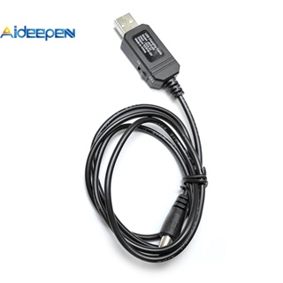 Aideepen สายเคเบิล USB 5V เป็น 9V 12V Line 800MA พอร์ต DC 5.5x2.1 มม.