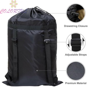 【COLORFUL】24*36 Inch Laundry Bag Backpack Travel Storage Drawstring Dirty Clothes Holder