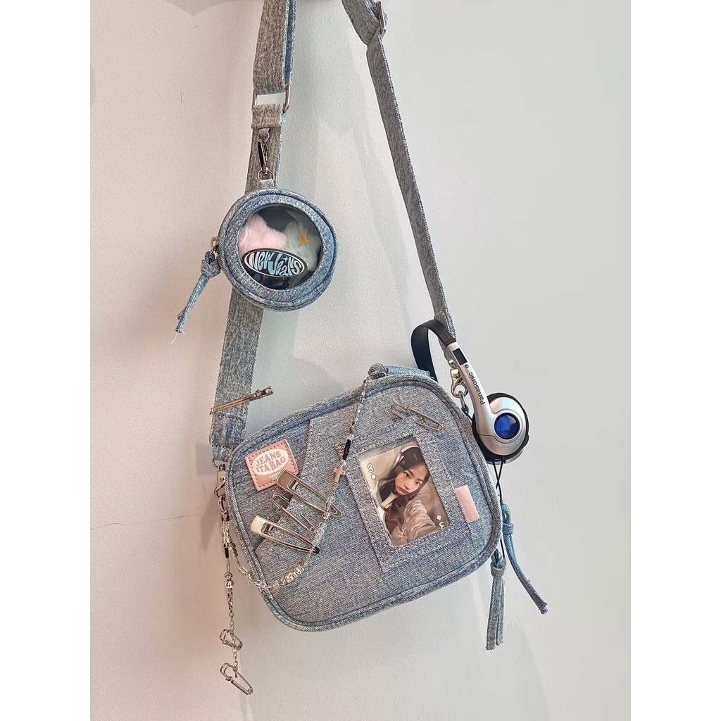 2023-new-niche-design-star-chaser-bag-small-square-bag-denim-pain-bag-high-quality-crossbody-bag-single-shoulder-camera-womens-bag