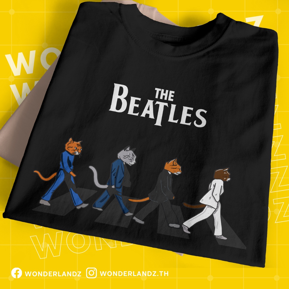 3-แถม-1-เสื้อยืดลาย-the-beatles-100-ผ้านุ่ม-สกรีนคมชัด-size-m-l-xl-2xl