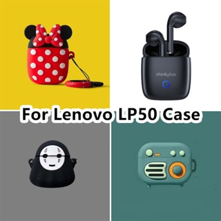 【Case Home】เคสหูฟัง แบบนิ่ม ลายการ์ตูน สําหรับ Lenovo LP50 LP50