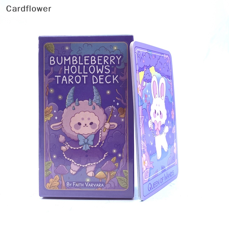 lt-cardflower-gt-ไพ่ทาโรต์-ลาย-bumbleberry-hollows-สําหรับครอบครัว-ผู้เริ่มต้น-เล่นเกม-ขายดี