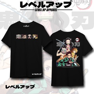 สีขาว Demon Slayer ปีศาจเซียร์ Kimetsu no Yaiba อนิเมะเสื้อยืด แขนสั้น