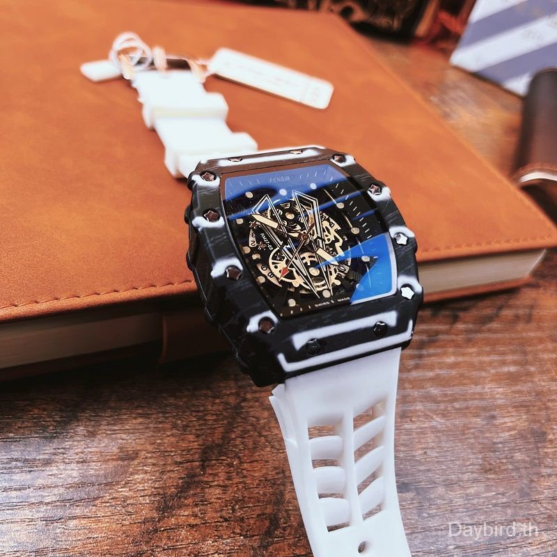 fensir-brand-watch-9791-นาฬิกาข้อมือควอตซ์แฟชั่น-สายซิลิโคน-หน้าปัดบอกปฏิทิน-สําหรับบุรุษ