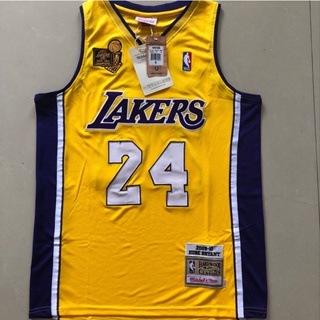 เสื้อกีฬาบาสเก็ตบอล สีเหลือง nba Los Angeles Lakers No.24 Bryant 09-10 540021