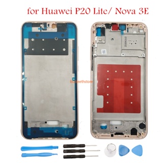 Beth- อะไหล่กรอบหน้าจอ LCD สําหรับ Huawei P20 Lite Nova 3E