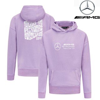 ใหม่ล่าสุด F1 เสื้อแจ็กเก็ตแขนยาว มีฮู้ด ลายทีมแข่งขัน Mercedes AMG Petronas F1 แฟชั่นฤดูใบไม้ผลิ สําหรับผู้ชาย และผู้หญิง 2023