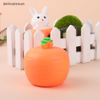 Delicatesun ของเล่นบีบ รูปการ์ตูนแครอท กระต่ายน่ารัก คลายเครียด สําหรับเด็ก