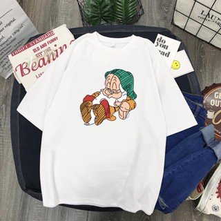 Inssuper-ขายดี เสื้อยืดแขนสั้น ทรงหลวม สไตล์เกาหลี เข้ากับทุกการแต่งกาย แฟชั่นสําหรับผู้หญิง 2019 HOSY
