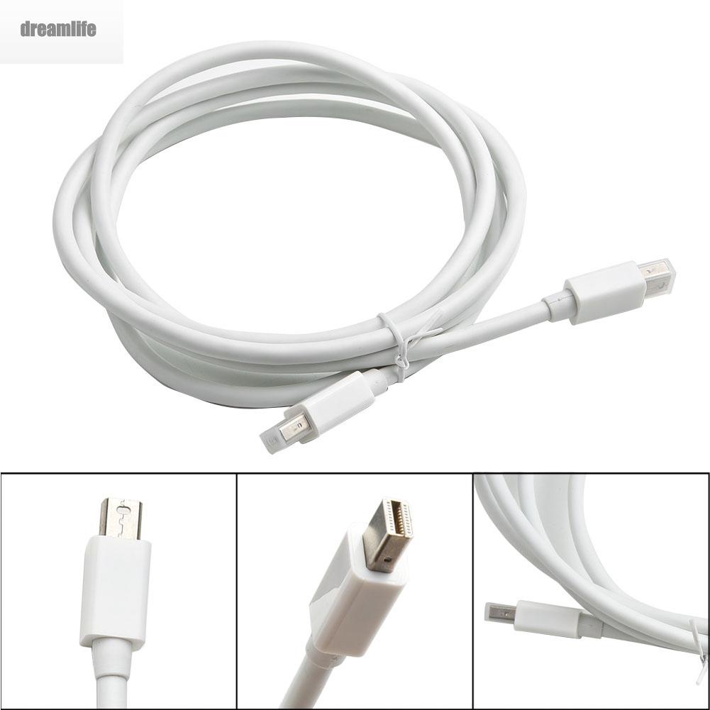 dreamlife-new-mini-dp-to-mini-dp-male-to-male-white-notebook-computer-1-8m-adapter-wire