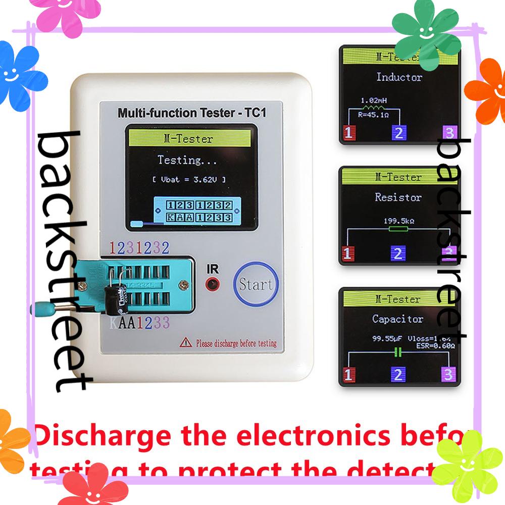 backstreet-lcr-tc1-เครื่องวัดมัลติมิเตอร์-มัลติมิเตอร์-หน้าจอ-lcd-npn-ไดโอดไตรโอด