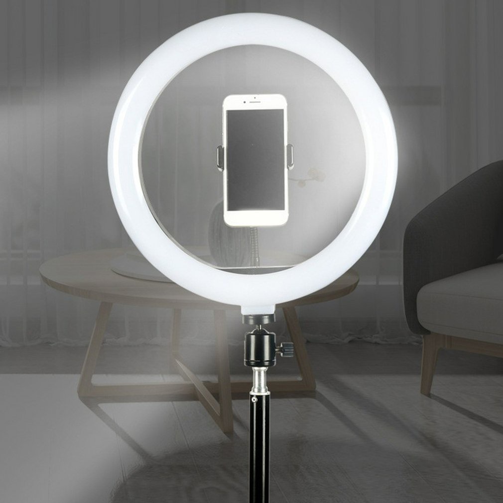 phone-live-fill-light-led-ring-tripod-desktop-vibrato-photo-broadcasting