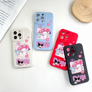 VIVO Y20 Y20i Y20S G Y12S Y12A Y17 Y15 Y12 Y16 Y19 Y91 Y95 Y91C Y1S 2021 เคสวีโว่ สำหรับ Cartoon Merlot เคส เคสโทรศัพท์