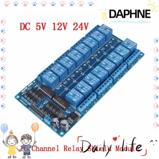 Daphne โมดูลรีเลย์ 16 ช่อง DSP optocoupler PIC ARM รีเลย์พาวเวอร์