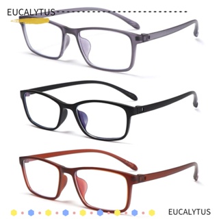 Eutus แว่นตาอ่านหนังสือ TR90 น้ําหนักเบา +0.00~+4.0 ป้องกันแสงสีฟ้า