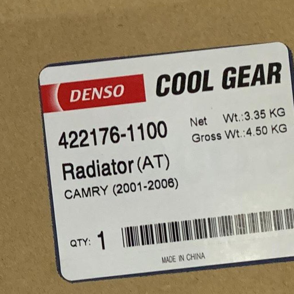หม้อน้ำ Denso คัมรี่ ปี08 Toyota Camry ACV40 ไฮบริดและไม่ไฮบริด ...