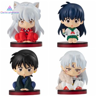 [Delicatesea] ฟิกเกอร์อนิเมะ Inuyasha Higurashi Kagome Miroku Sesshomaru Q Version ของเล่นสําหรับเด็ก 1 ชิ้น