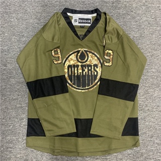 เสื้อกีฬาแขนยาว ปักลาย Nhl Hockey Jersey ทรงหลวม ขนาดใหญ่ สไตล์ฮิปฮอปเรโทร