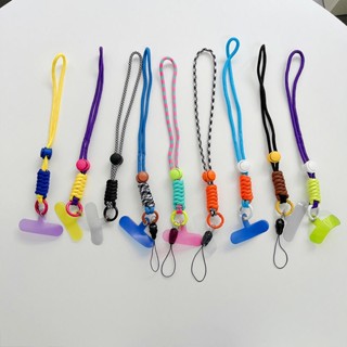 ใหม่ แนวโน้มที่มีสีสัน  โทรศัพท์มือถือ สายรัดกระเป๋าจี้เชือก เชือกเส้นเล็กทั้งหมดตรงกับกระเป๋าจี้ตกแต่ง