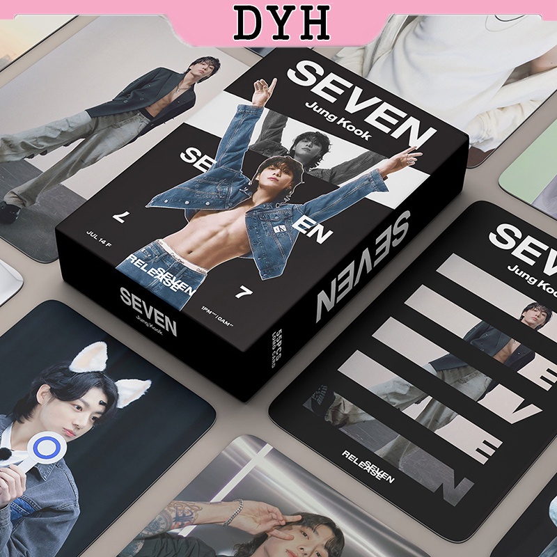 55 Cartes Photos BTS / Jungkook - Collection Lomo - Taille 8,6 X 5,7 Cm - Pour Fans Kpop