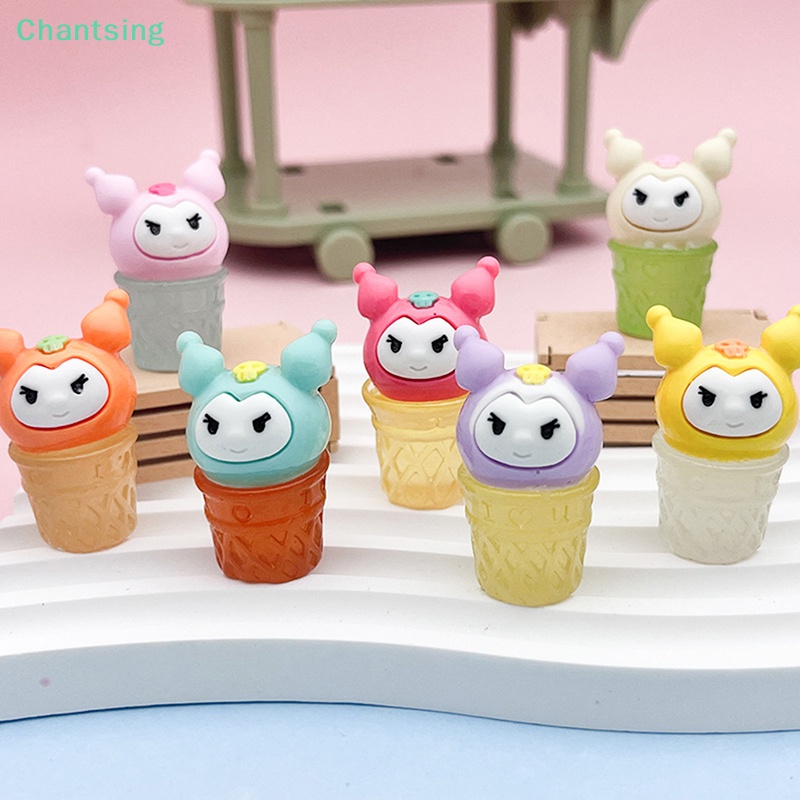 lt-chantsing-gt-ถ้วยไอศกรีมเรซิ่นเรืองแสง-ขนาดเล็ก-น่ารัก-สําหรับตกแต่งตุ๊กตา-ลดราคา-2-ชิ้น