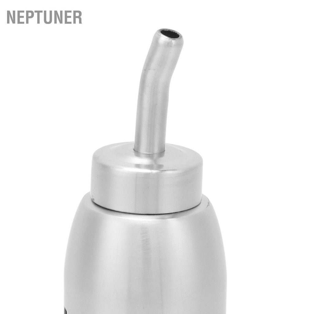 neptuner-ขวดจ่ายน้ำมันมะกอก-304-สแตนเลสน้ำส้มสายชูขวดใส่น้ำซอสพร้อมพวยกาหน้าต่างใสสำหรับร้านอาหารครัวในบ้าน