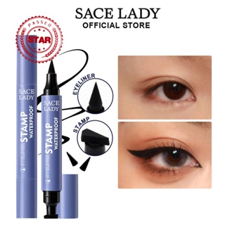 SACE LADY 【พร้อมส่ง】Sace อายไลเนอร์ กันน้ํา ใช้ง่าย ไม่เลอะ I8C2