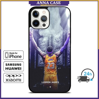 เคสโทรศัพท์มือถือ ลาย Lebrons James La Lakers สําหรับ iPhone 14 Pro Max 13 Pro Max Samsung Galaxy Note10+ S21Ultra