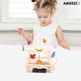 Ameesi 1 ชุด การสาธิตการสอน ของเล่นแก้ปัญหา ความสามารถในการป้องกันการติดเกม ไฟฟ้า DIY สุขสันต์วันไปทางกายภาพ ของเล่นสําหรับเด็ก