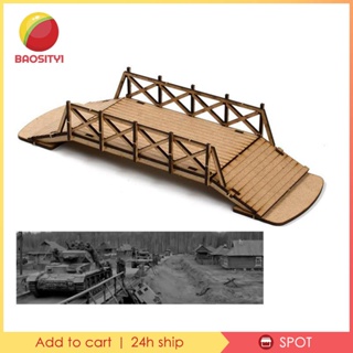 [Baosity1] ชุดโมเดลสะพานไม้ 1/72 DIY ของเล่นสําหรับเด็ก