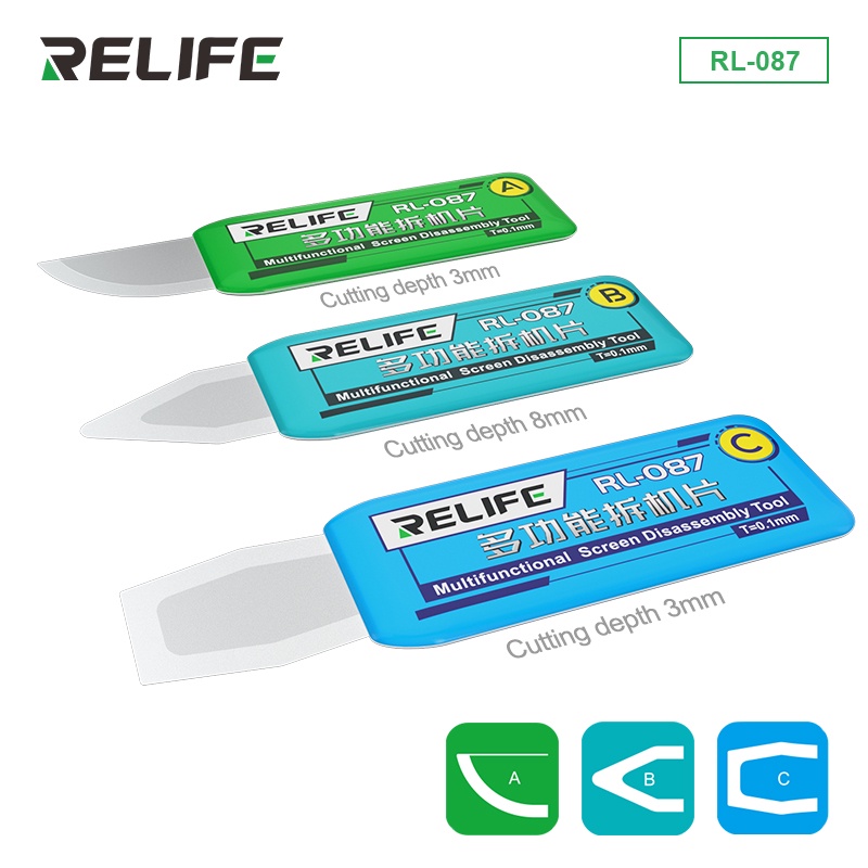 relife-rl-087-ชุดเครื่องมือซ่อมแซมโทรศัพท์-กรอบกลาง-ถอดขอบกาว-oca