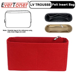 Evertoner กระเป๋าใส่เครื่องสําอาง ผ้าสักหลาด มีซิป สําหรับ Trousse 23 28