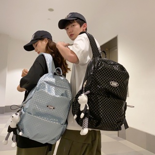 กระเป๋าเป้สะพายหลัง ขนาดใหญ่ จุของได้เยอะ สีพื้น เข้ากับทุกการแต่งกาย สไตล์เกาหลี สําหรับผู้หญิง นักเรียนมัธยมต้น